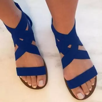 Jbarg  blue rope sandals