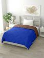 The Home Story Reversible Single Bed Comforter 200 GSM 60x90 Inches (Blue & Brown)