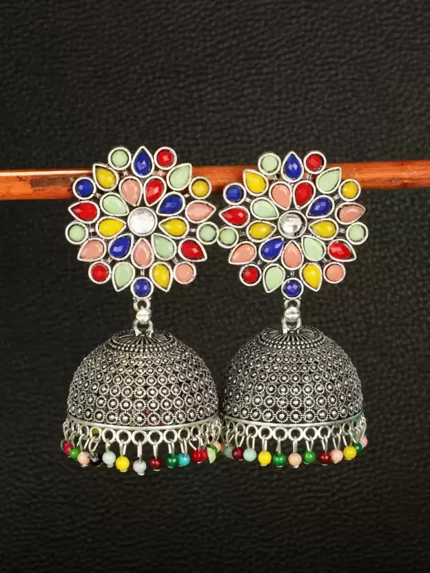 mte Beads Alloy Jhumki Earring