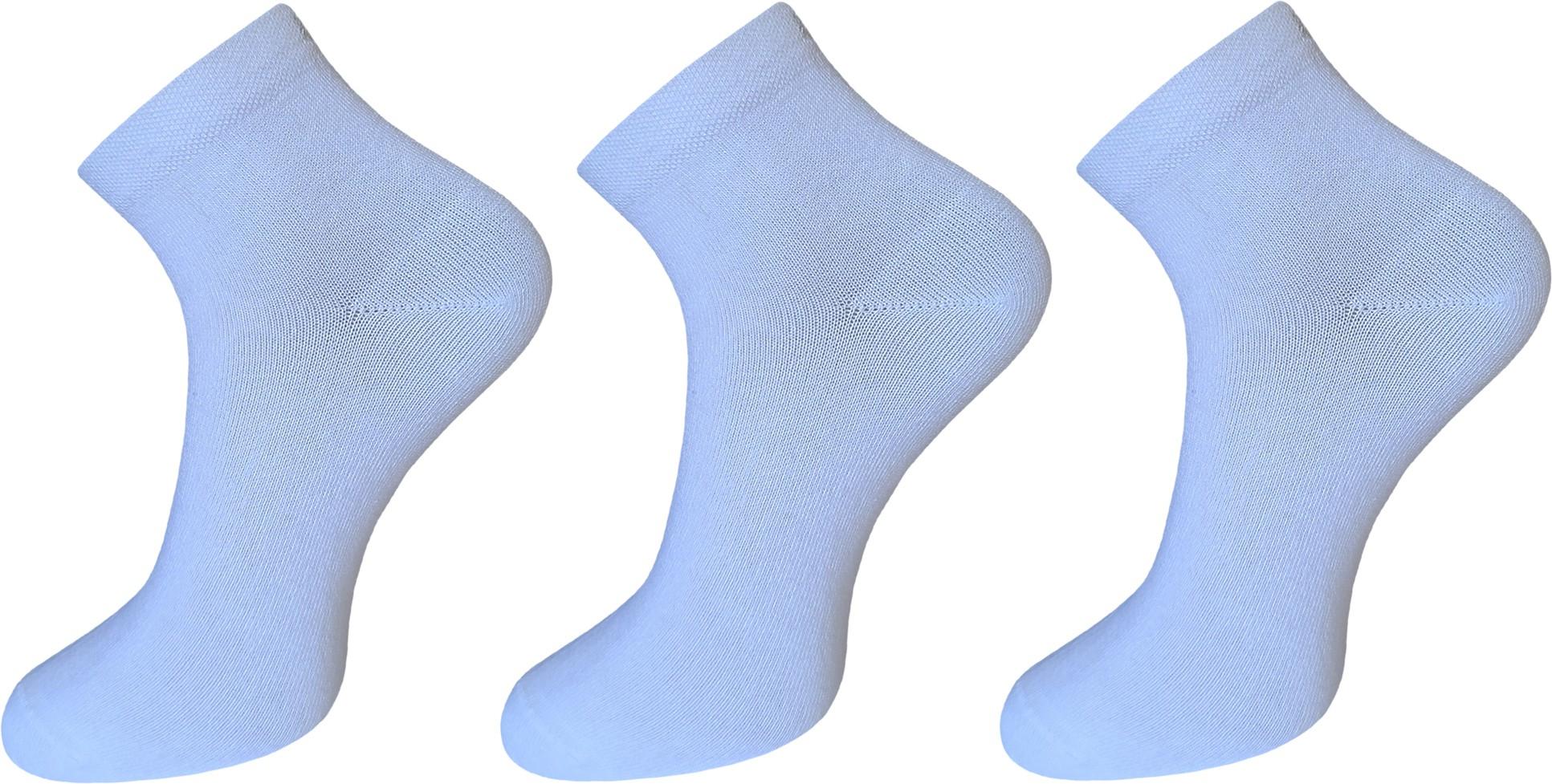 USOXO  Men Solid Ankle Pack of 3 socks