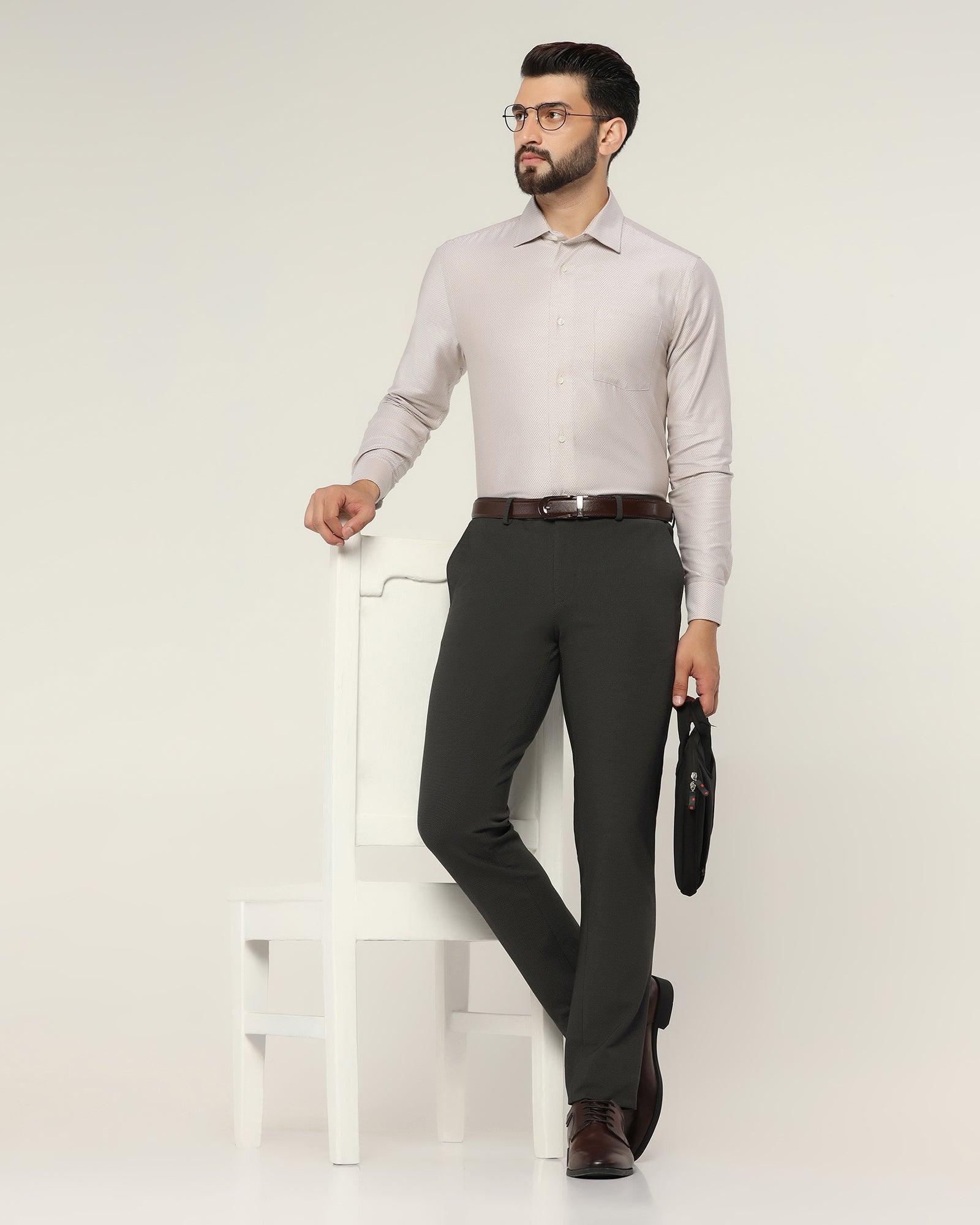 Formal Textured Shirt Lance For Men By Blackberry
