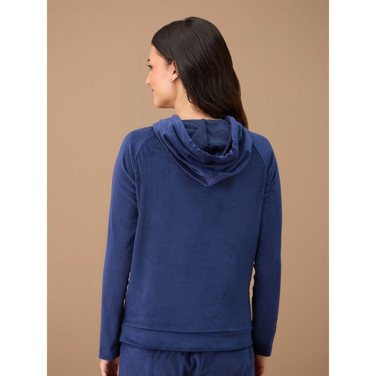 Nykd Velour Hoodie For Women by Nykaa 