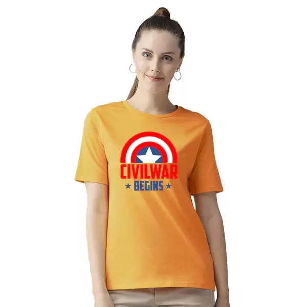 Civil War Printed Women T-Shirt-MD