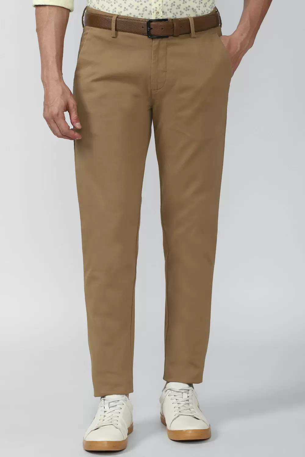 Peter England Formal Trousers  Buy Peter England Men Grey Check Slim Fit  Formal Trouser Online  Nykaa Fashion