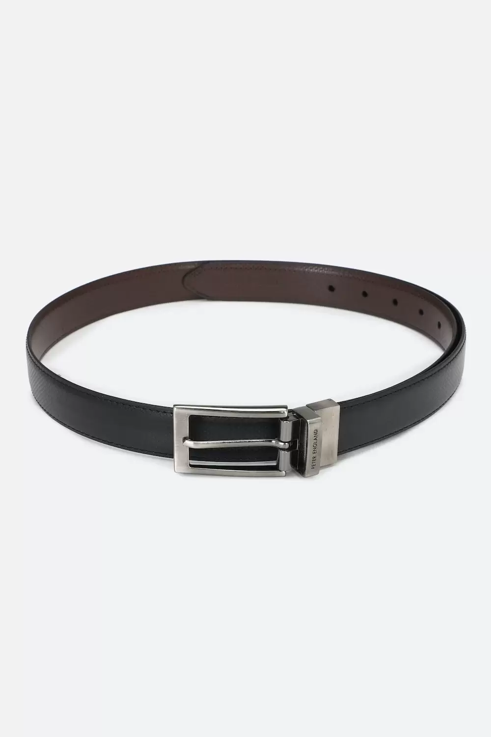 Men Brown Solid Genuine Real Leather Belt