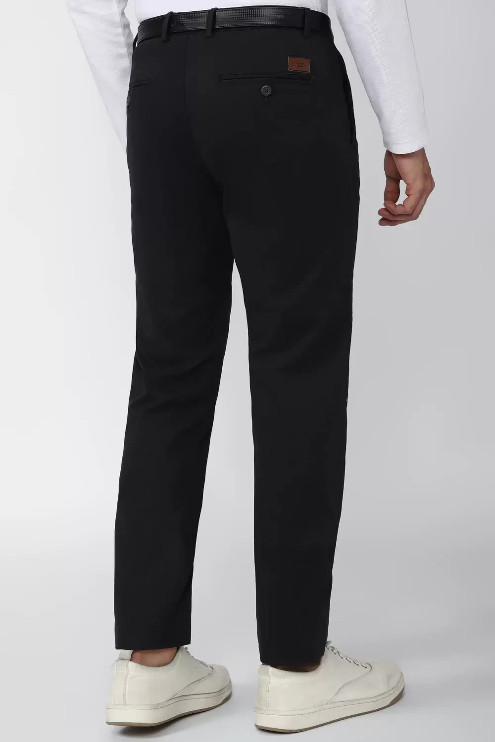 Buy Men Brown Textured Super Slim Fit Casual Trousers Online - 341989 | Peter  England