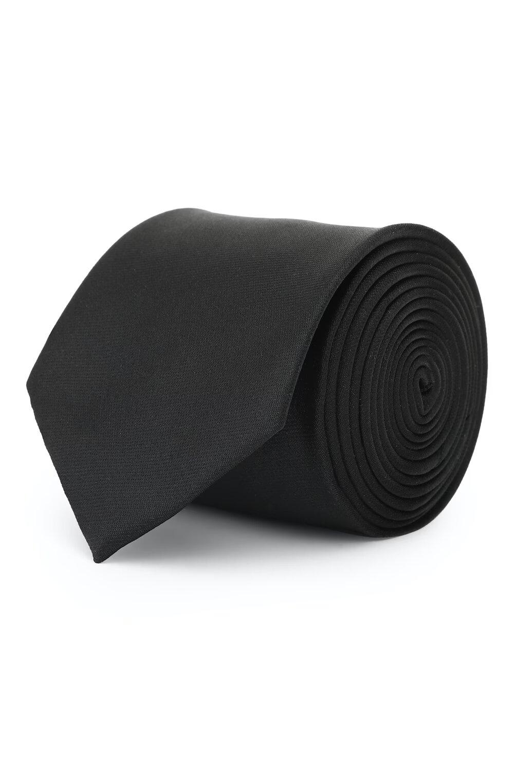 Peter England  Men Black Solid Tie