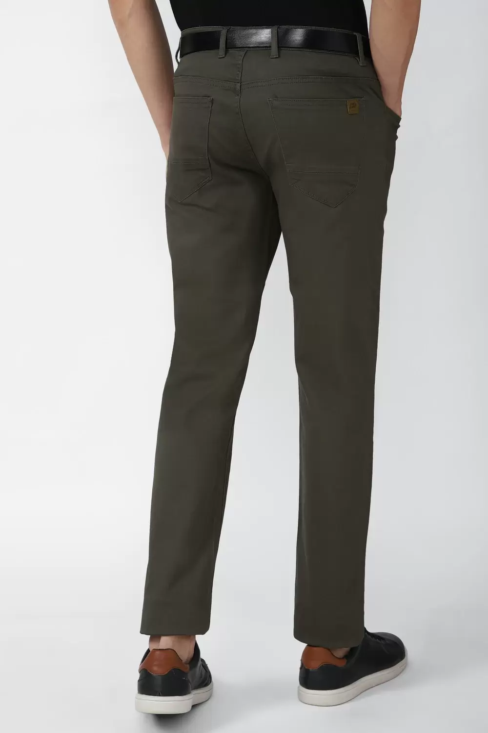 Peter England Brown Trousers at Rs 1299 | New Items in New Delhi | ID:  14288017455