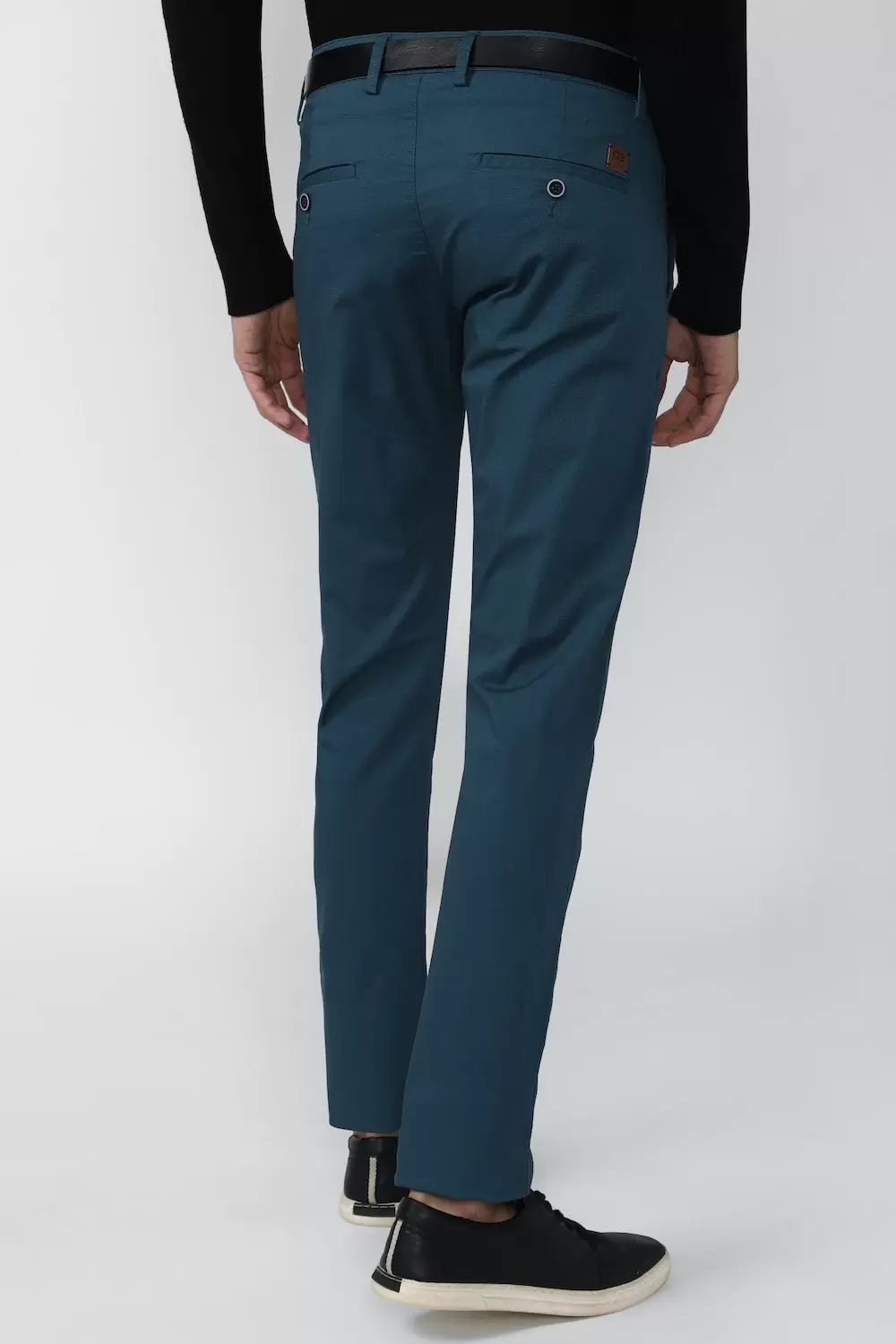 Buy Peter England Blue Cotton Skinny Fit Chinos for Mens Online @ Tata CLiQ