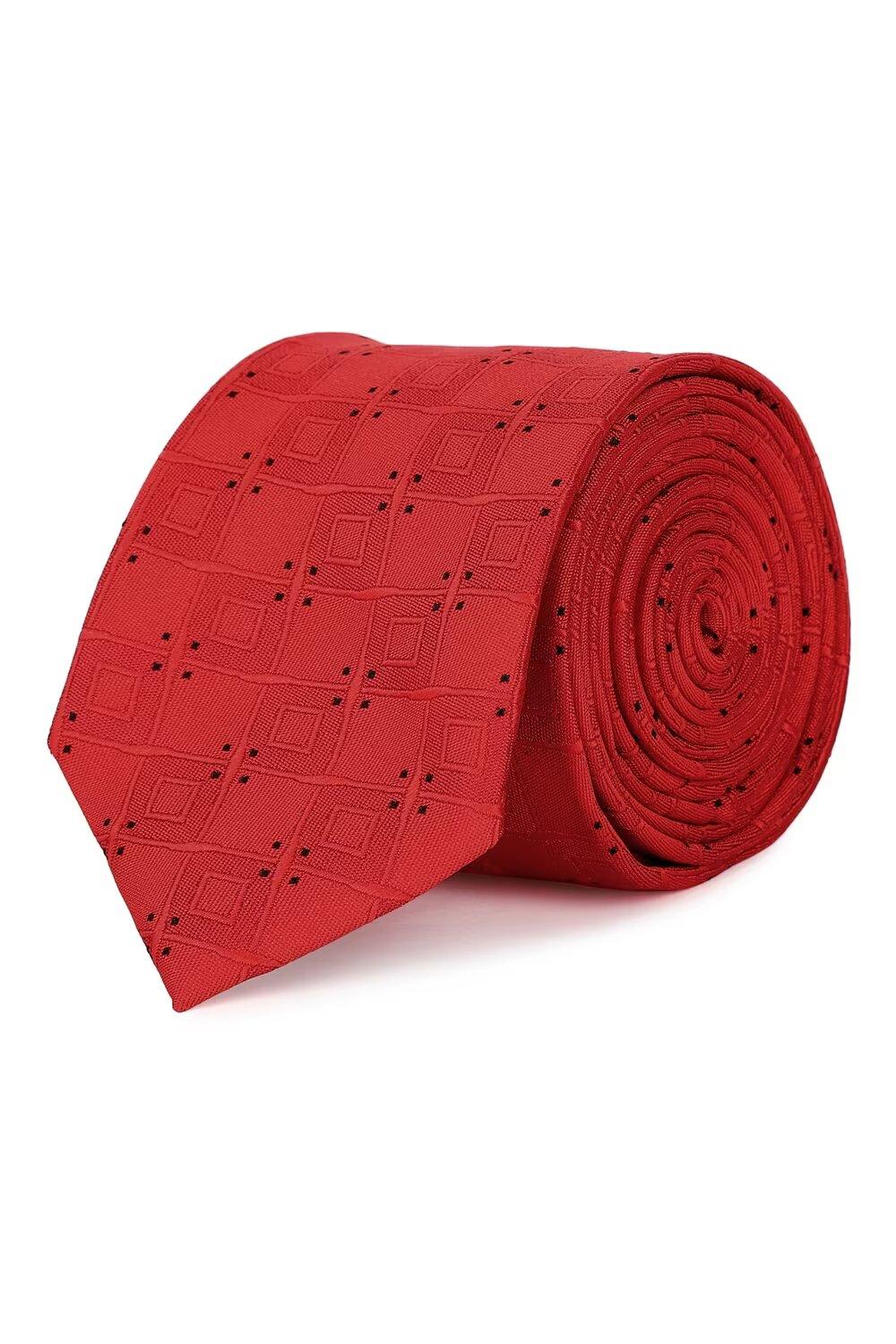 Peter England  Men Red Print Tie