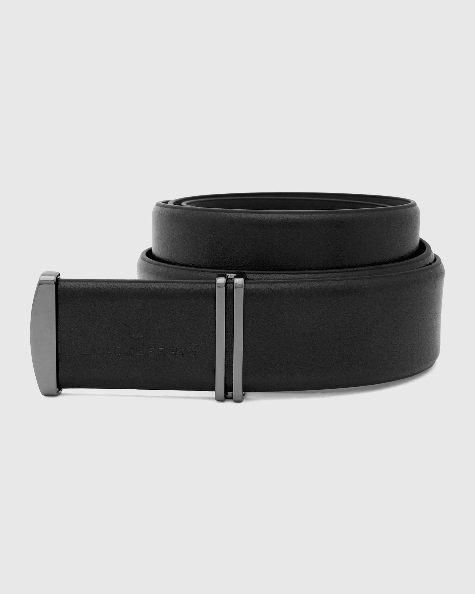 Leather Black Solid Belt New Philip For Men