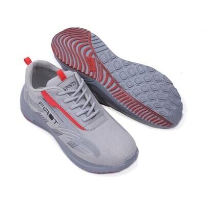 Zapatoes Grey Walking Sports Shoes For Men and Boys