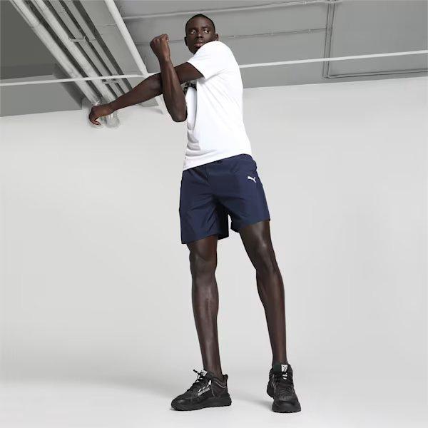 Mens Woven Shorts In Navy Blue By Puma