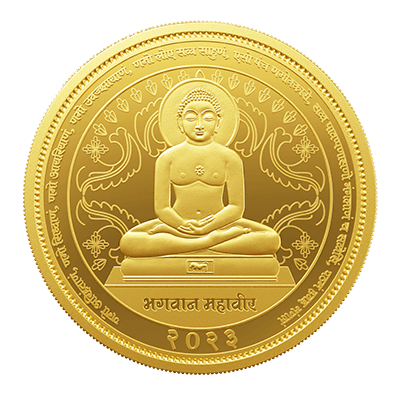 Lord Mahavir 24K (999.9) 20 gm Gold Coin (Limited Mintage)