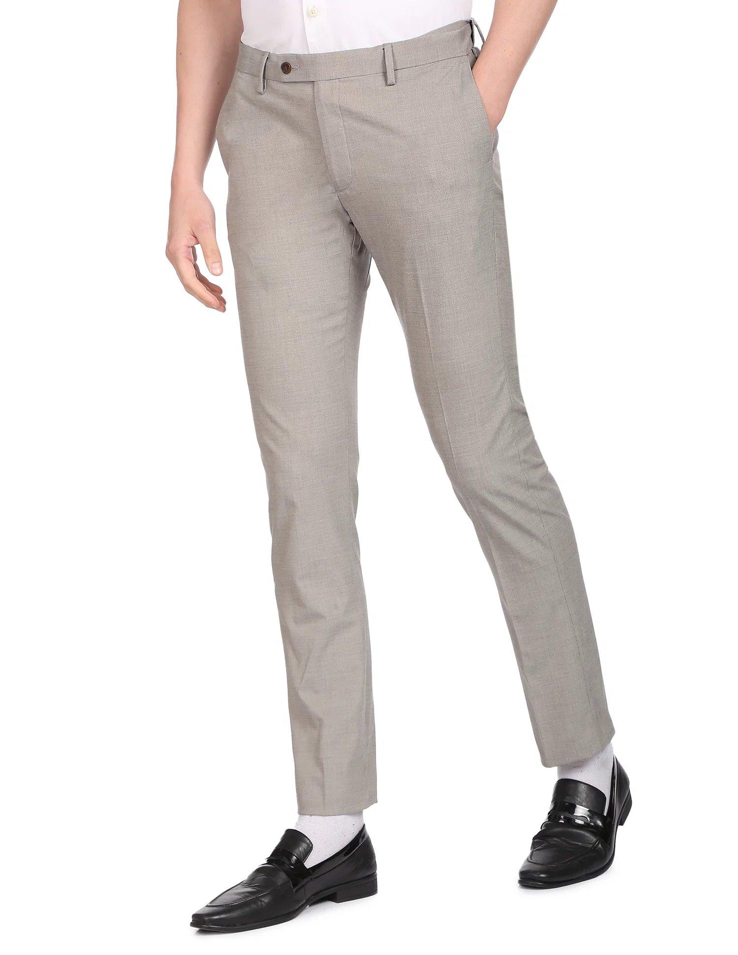 Hudson Tailored Fit Oxford Trousers