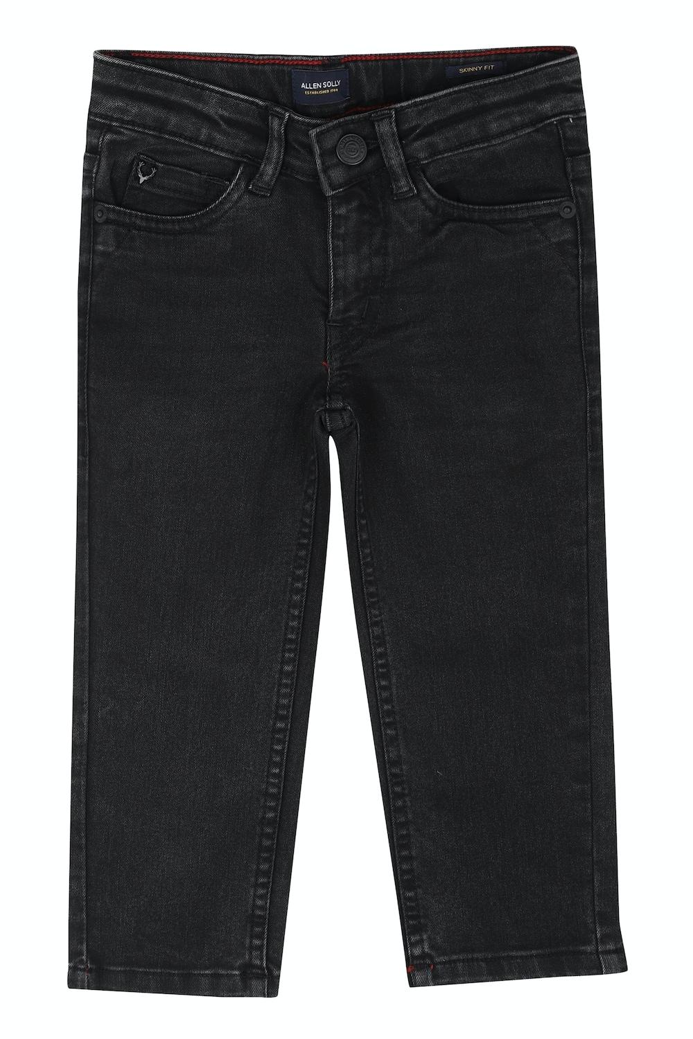 Black Skinny Fit Jeans For Boys By Allen Solly